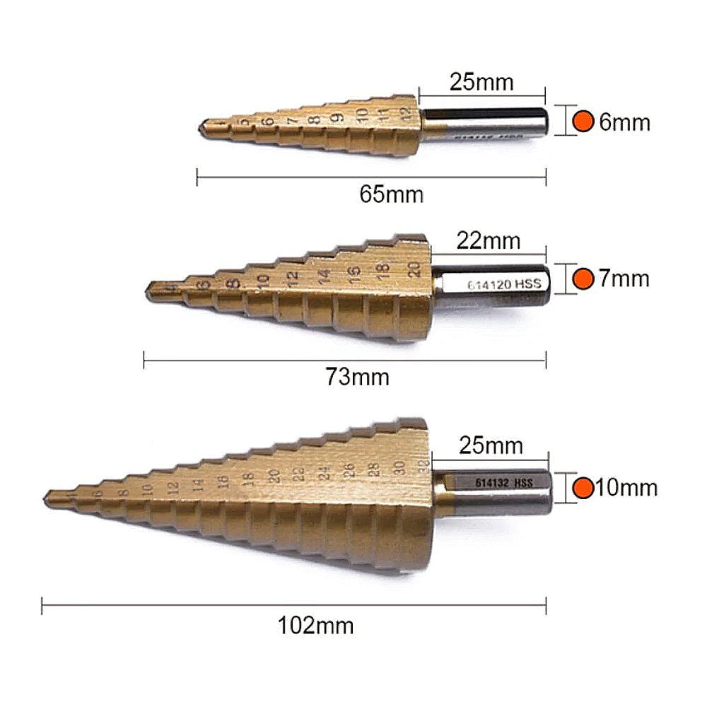 Set de brocas para metal, madera y concreto. – Ferretería Suprema del Valle